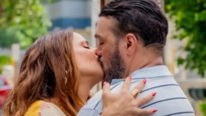 Belo e Viviane Araújo gravam novo beijão como Consuelo e Misael em Três Graças